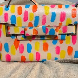 Colorful Brushstroke Satchel